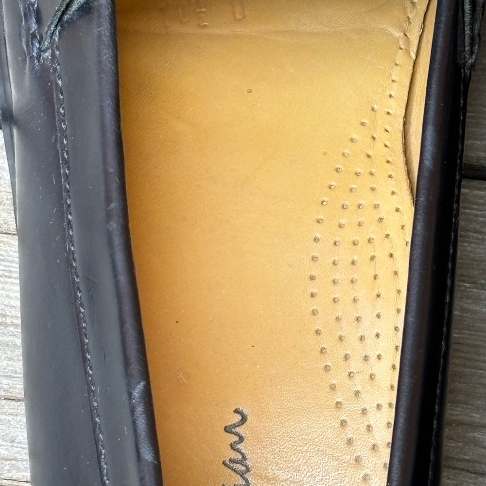 Cole Haan Mens Tassel Comfort Leather Black Loafers Shoes 10.5D - Picture 5 of 8